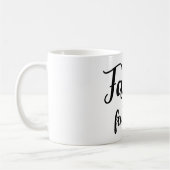 Glaube Über Gefühle Kaffeetasse (Links)
