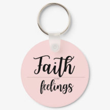 Glaube Über Gefühle Rosa Christliches Geschenk für