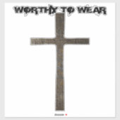 Glaube über Rüstung - es lohnt sich zu tragen Aufkleber (Blatt)