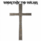 Glaube über Rüstung - es lohnt sich zu tragen Aufkleber (Vorderseite)