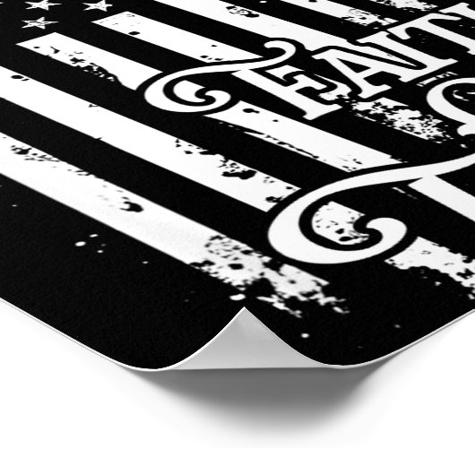 Glaube überwindet Angst Christliche amerikanische Poster (Ecke)