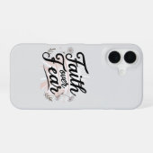 Glaube Überwindet Angst Handyhülle iPhone 16 Hülle (Rückseite (Horizontal))