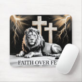 Glaube überwindet Angst Mousepad (Mit Mouse)