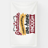 Glaube und Dankbarkeit Kunst – Aufmunternde christ Banner (Vertikal)