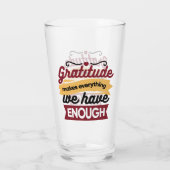 Glaube und Dankbarkeit Kunstwerk – Aufmunternde ch Glas (Rückseite)