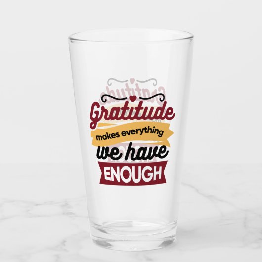 Glaube und Dankbarkeit Kunstwerk – Aufmunternde ch Glas (Vorderseite)