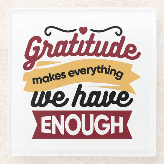 Glaube und Dankbarkeits-Kunst – Aufmunternde chris Glasuntersetzer (Vorderseite)