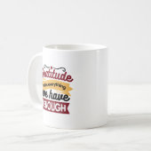 Glaube und Dankbarkeits-Kunst – Aufmunternde chris Kaffeetasse (Vorderseite Links)