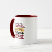 Glaube und Dankbarkeits-Kunst – Aufmunternde chris Tasse (Vorderseite Links)