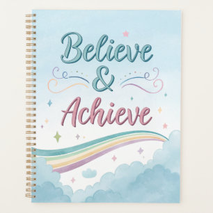 Glaube und Erfolge Journal - Aquarellfarben Inspir Planer