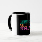 Glaube und erhalte auf Glauben basierende Tasse (Vorderseite Links)