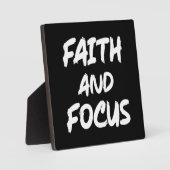 Glaube und Fokus - Christliches Erfolgsspiel Fotoplatte (Vorderseite)