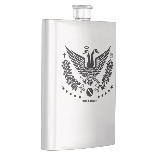 Glaube und Freiheit Flachmann (Rechts)