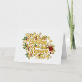 Glaube und Freude Weihnachtsstern und Krippe (Vorderseite)