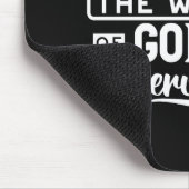 Glaube und Gehorsam – Inspirierende Schrift Mousepad (Ecke)