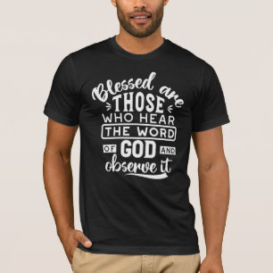 Glaube und Gehorsam – Inspirierende Schrift T-Shirt