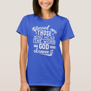 Glaube und Gehorsam – Inspirierende Schrift T-Shirt