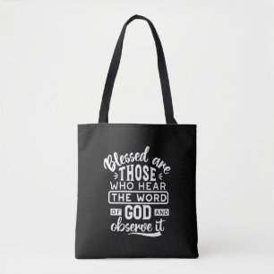 Glaube und Gehorsam – Inspirierende Schrift Tasche