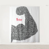 Glaube und Glaubensbänder Wandteppich (Vorderseite)