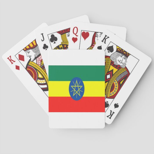 Glaube und Hoffnung in Äthiopien Spielkarten (Rückseite)