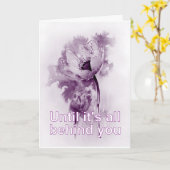 Glaube und Hoffnung stehen hinter dir Karte (Gelbe Blume)