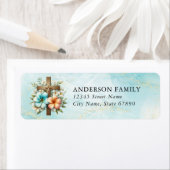 Glaube und Inspiration-Rücksendeadressen-Aufkleber (Insitu)