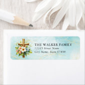 Glaube und Inspiration-Rücksendeadressen-Aufkleber (Insitu)