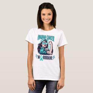 Glaube und Kampf des Ovarialkrebskriegers T-Shirt