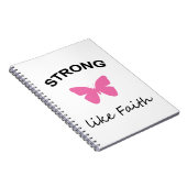 Glaube und Unsinnigkeit und kleiner Kuchen Notizblock (Rechte Seite)