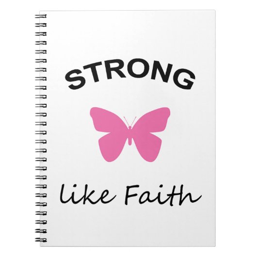 Glaube und Unsinnigkeit und kleiner Kuchen Notizblock (Vorderseite)