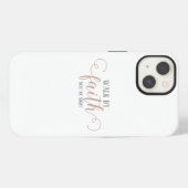 Glaube und Wandel iPhone Hülle (Rückseite (Horizontal))