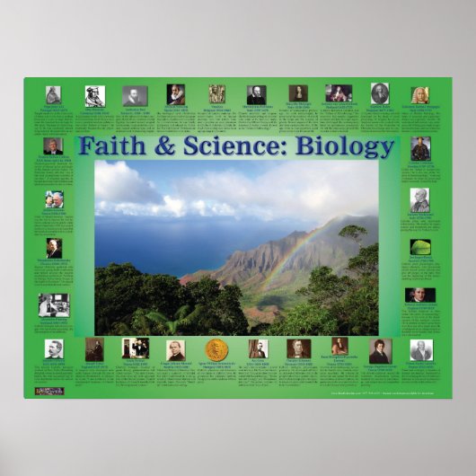 Glaube und Wissenschaft: Biologie Poster (Vorne)