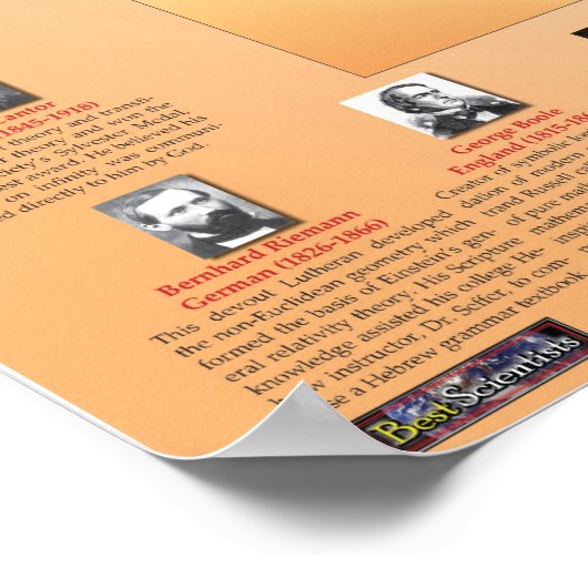 Glaube und Wissenschaft: Mathematik Poster (Ecke)