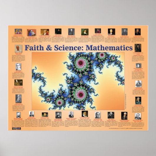 Glaube und Wissenschaft: Mathematik Poster (Vorne)