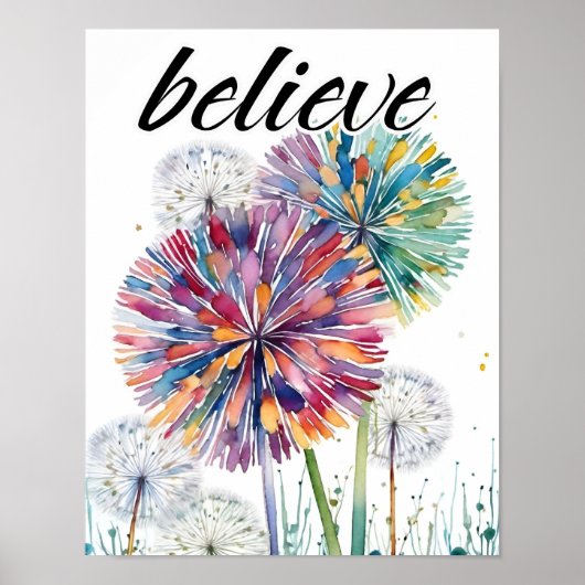 Glaube! Unkraut-Lüstern Poster (Vorne)