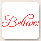 Glaube! Untersetzer (Vorderseite)