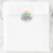 "Glaube versetzt Berge Sticker Design" (Tasche)