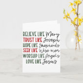 Glaube Vertrauen Hoffnung Suche wie Hirten Christl Karte (Gelbe Blume)