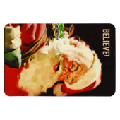 Glaube! Vintages Weihnachtsgeschenk des Weihnachts Magnet (Horizontal)