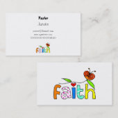 Glaube, Visitenkarte (Vorne/Hinten)