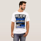 GLAUBE WAS DU GLAUBEN WILLST T-Shirt (Vorne ganz)