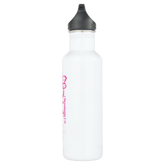 Glaube - Wasserflasche Edelstahlflasche (Rechts)