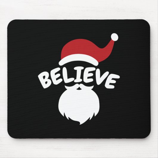 Glaube Weihnachten Niedlich Mousepad (Vorne)