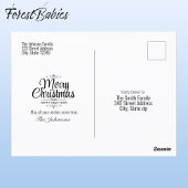 Glaube Weihnachten Schnee Winter Wunderland Szene Postkarte