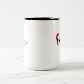 Glaube Weihnachten Shirt Xmas Grafik - Weihnachten Zweifarbige Tasse (Mittel)