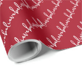 Glaube Weihnachten Weihnachtsgeschenk Geschenkpapier (Rolleneckpunkt)