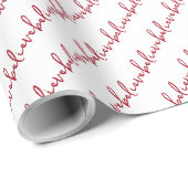 Glaube Weihnachten Weihnachtsgeschenk Geschenkpapier (Rolleneckpunkt)