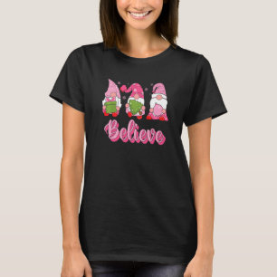 Glaube Weihnachten Weihnachtsmann Hat Xmas PJ Kost T-Shirt
