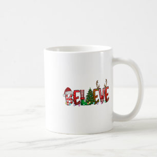 Glaube Weihnachten Weihnachtsmann Pajamas Familie  Kaffeetasse