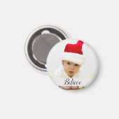 Glaube Weihnachts-Baby-Foto Magnet (Vorderseite/Rückseite)